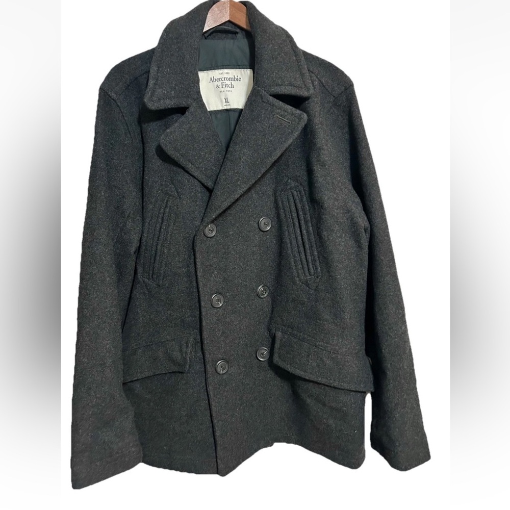 VTG Abercrombie And Fitch Wool Pea Coat